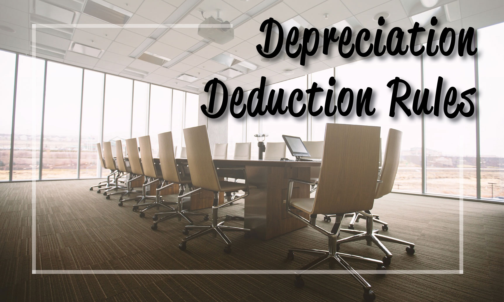 Depreciation Deductions Rules Markham Norton Mosteller