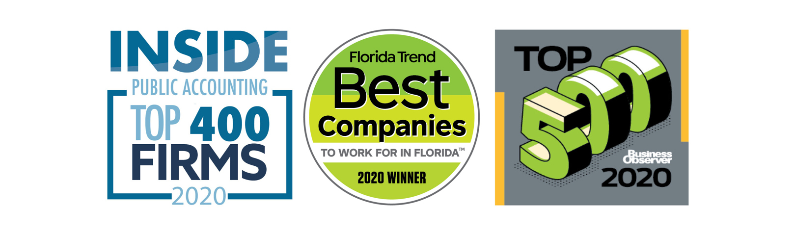 MNMW Awards 1 2021 Inside Public Accounting, Florida trends, and Business Observer