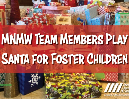 MNMW Team Members Play Santa for Foster Children
