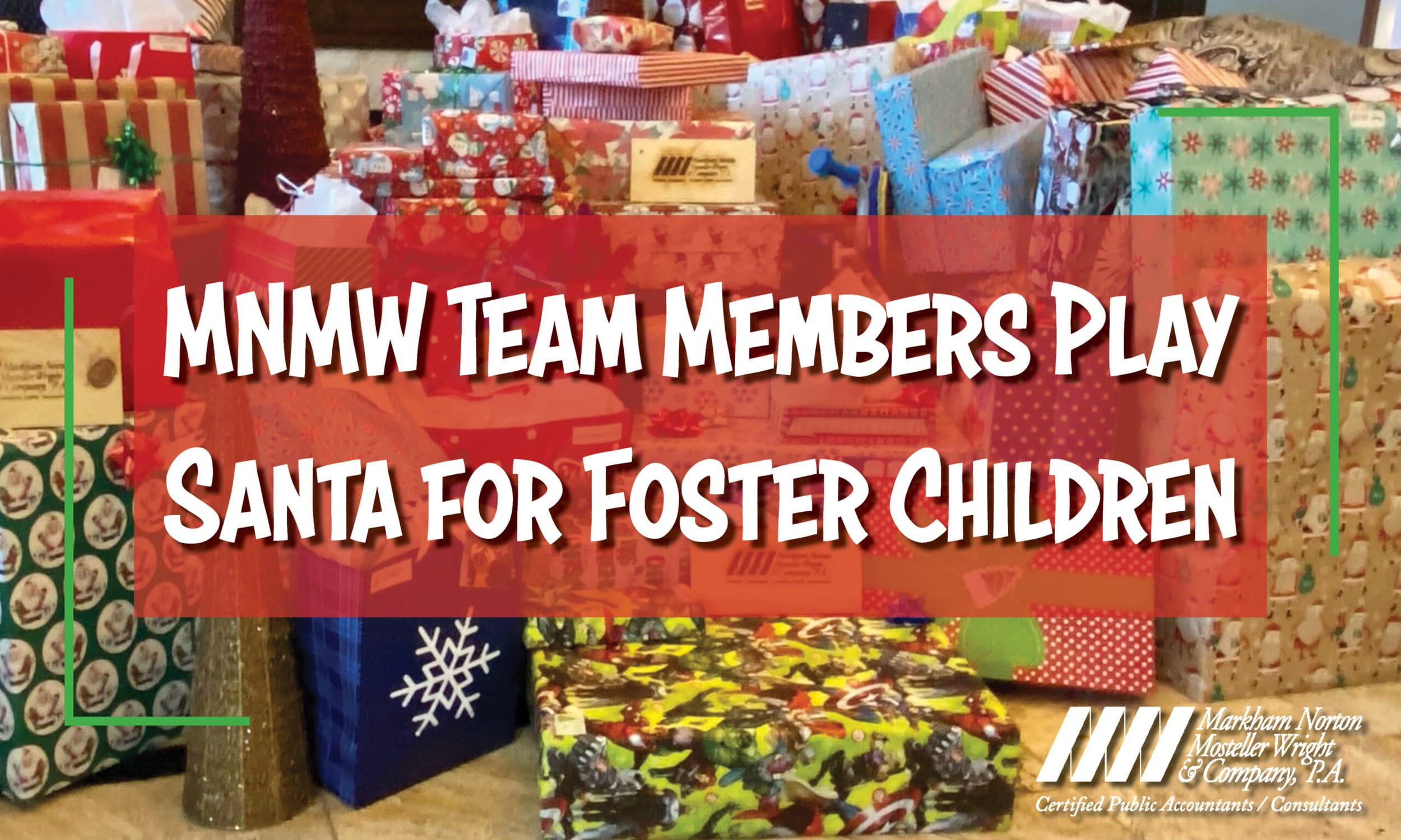 MMNW Plays Santa for Foster Children