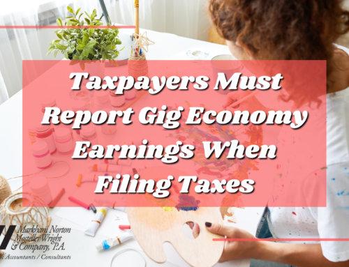 Taxpayers Must Report Gig Economy Earnings When Filing Taxes