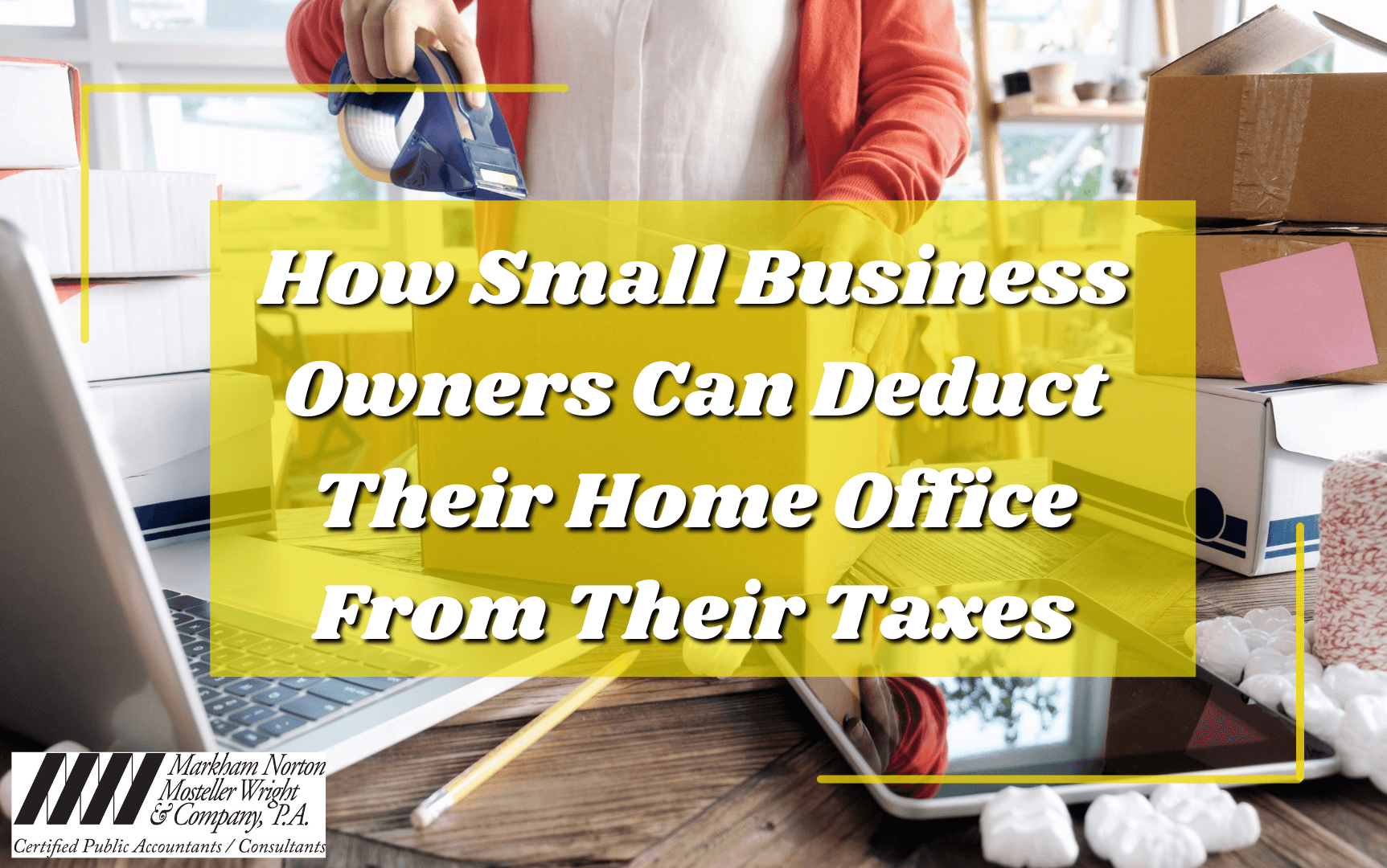 Small Businesses Deduct Home Taxes
