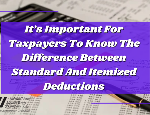 It’s Important For Taxpayers To Know The Difference Between Standard And Itemized Deductions
