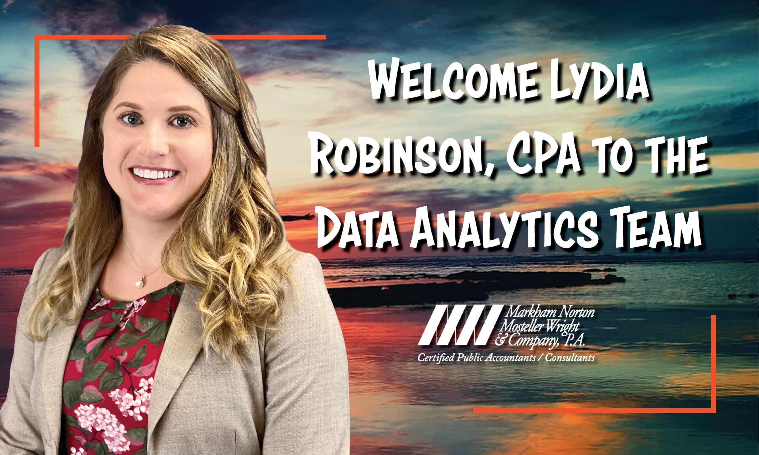 Welcome Lydia Robinson
