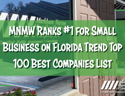 MNMW Ranks #1 for Small Business on Florida Trend Top 100 Best Companies List