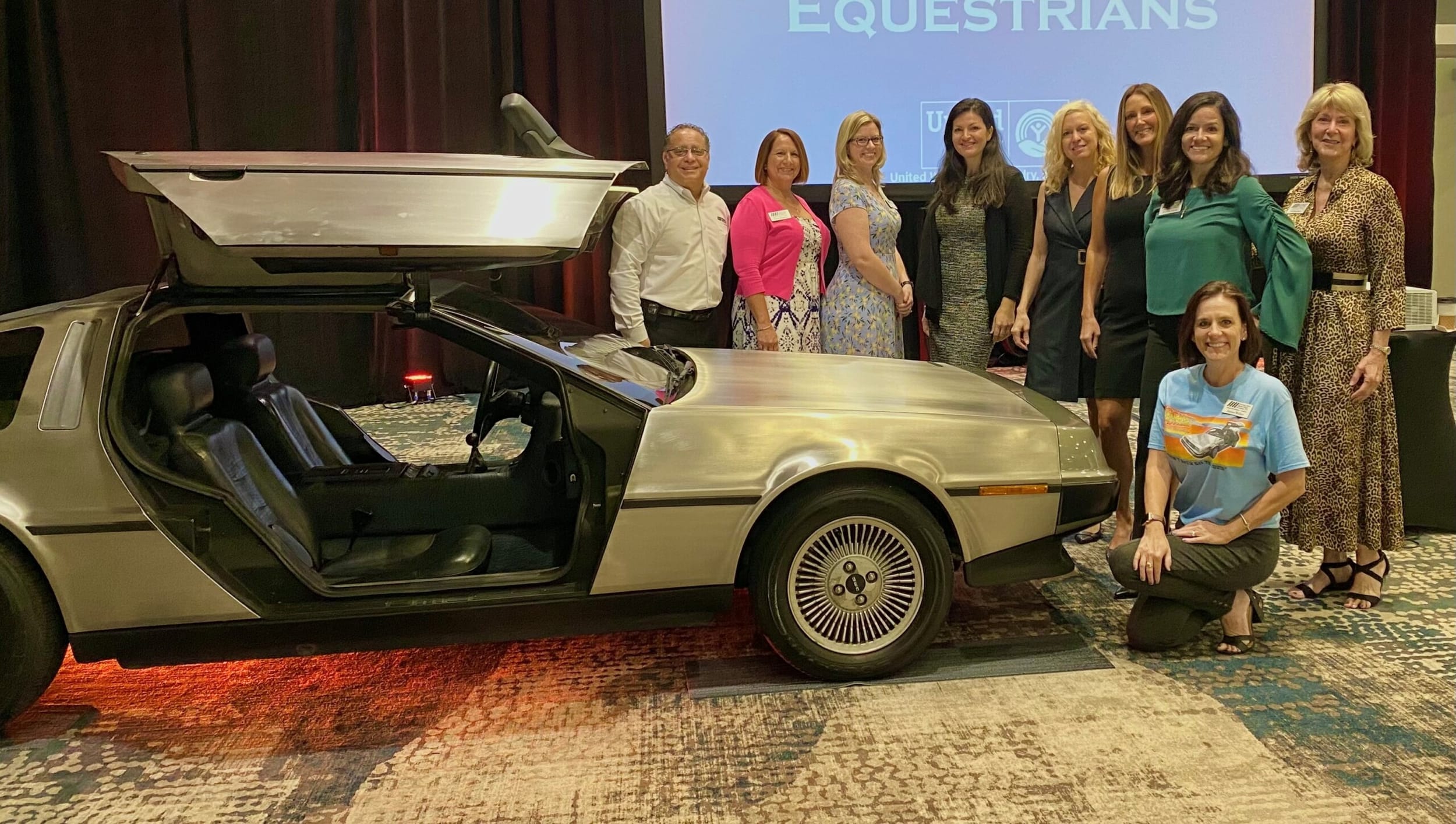 TeamPic with DeLorean