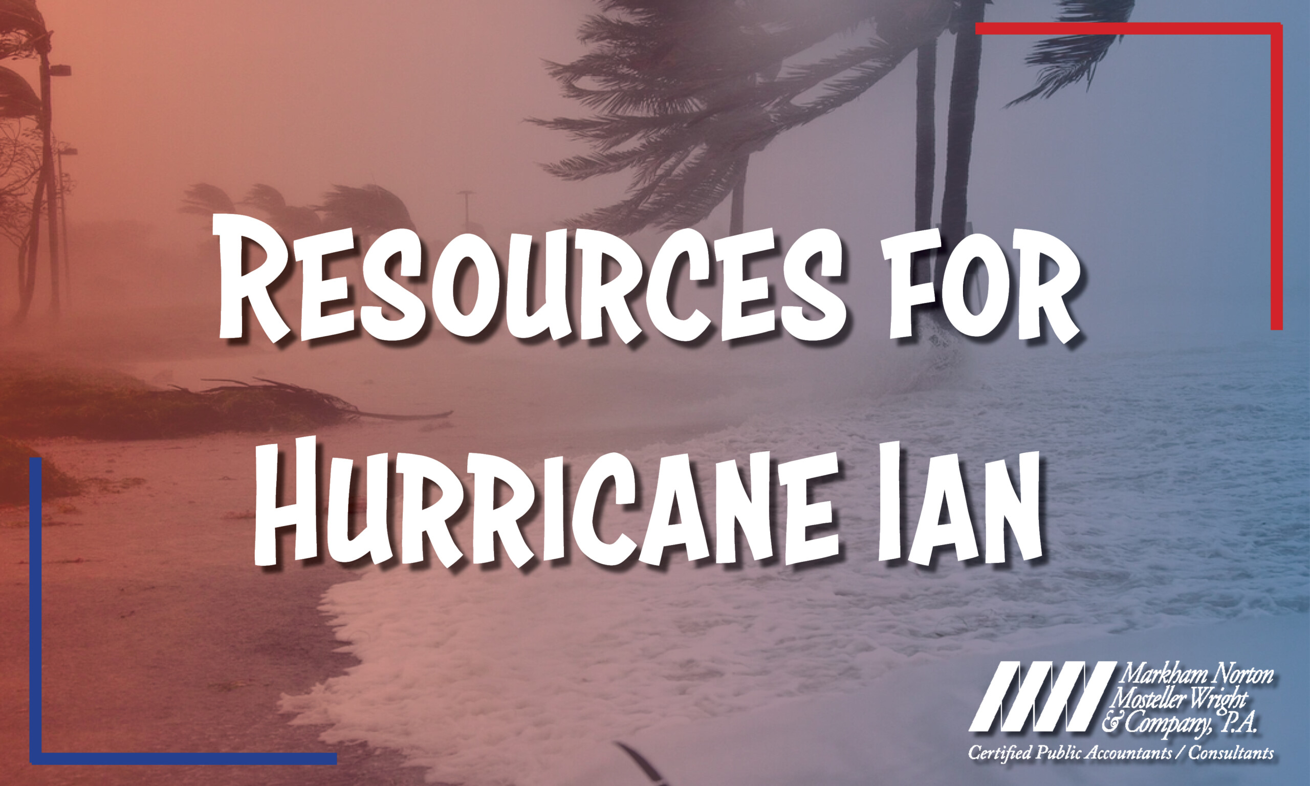 Resources for Hurricane Ian