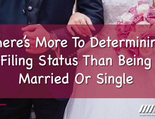 There’s More To Determining Filing Status Than Being Married Or Single
