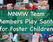 MNMW Team Members Play Santa for Foster Children